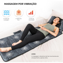RelaxPro Esteira Massageadora com 10 Motores Vibratórios e 4 Zonas de Aquecimento