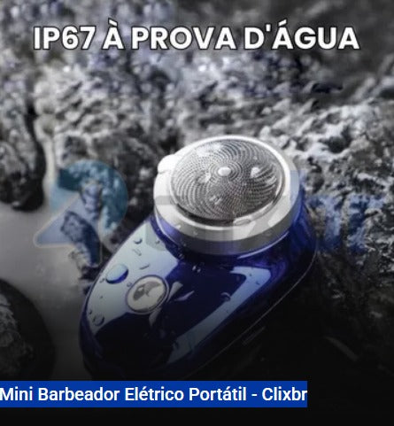 Mini Barbeador Elétrico Portátil